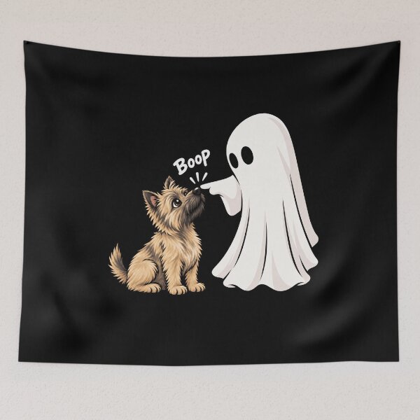 Item preview, Funny Ghost Cairn Terrier Dog Boop Halloween Design Mom Dad designed and sold by rafaeltto.