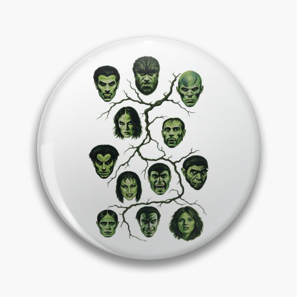 Item preview, ⚡THE CREATURE KIN COLLECTION ⚡MONSTER FAMILY TREE - THE MONSTER CLUB - unlabeled designed and sold by WheelieGdArt.