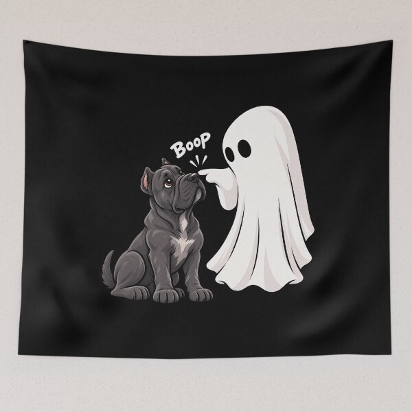 Item preview, Funny Ghost Cane Corso Dog Boop Halloween Design Mom Dad designed and sold by rafaeltto.
