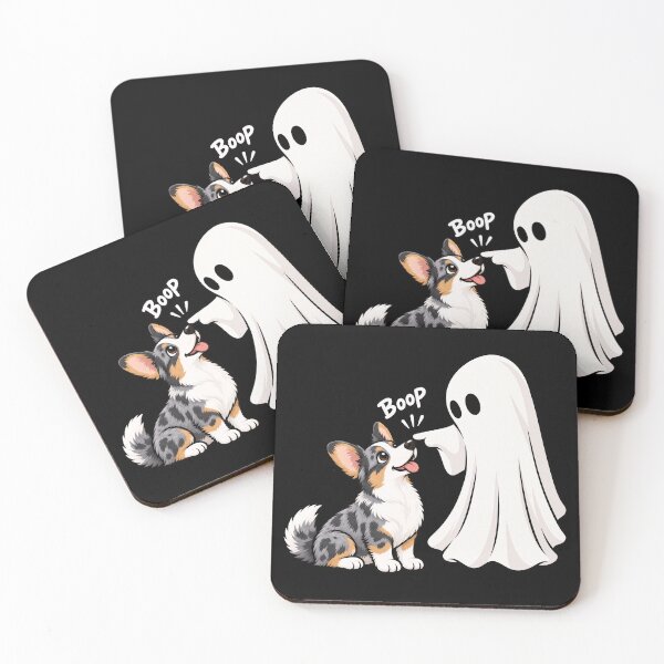 Item preview, Funny Ghost Cardigan Welsh Corgi Dog Boop Halloween Design Mom Dad designed and sold by rafaeltto.