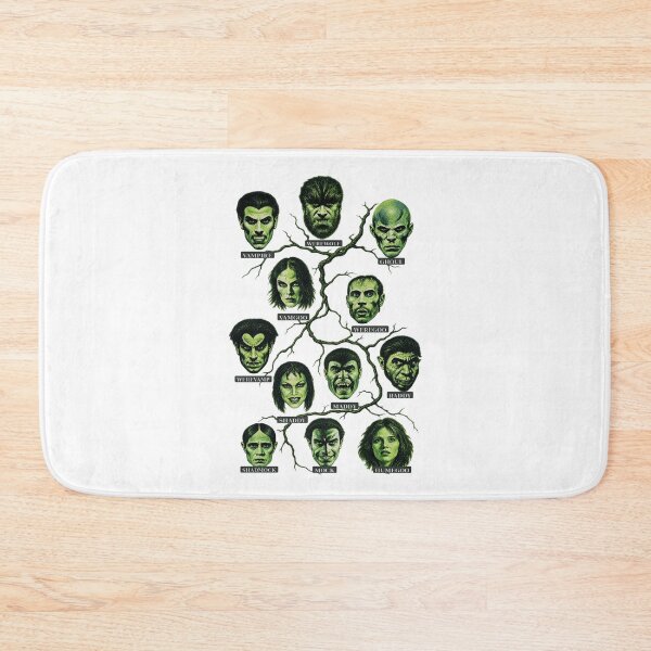 Item preview, ⚡THE CREATURE KIN COLLECTION ⚡MONSTER FAMILY TREE - THE MONSTER CLUB - labeled designed and sold by WheelieGdArt.
