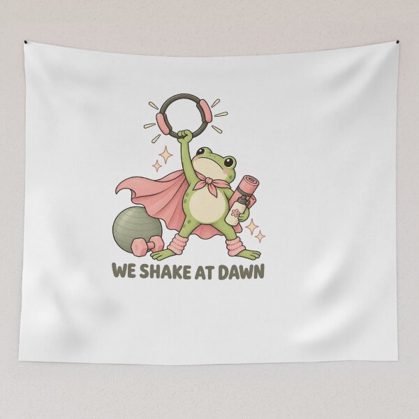 Item preview, We Shake At Dawn Funny Frog Pilates designed and sold by LASTIQUE-dd.