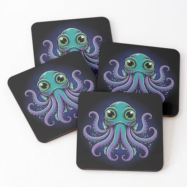 Item preview, Cosmic Octopus Alien Art designed and sold by Gangster-Design.