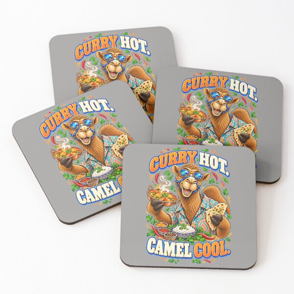 Item preview, Curry Hot. Camel Cool  – Funny Lifestyle, Food and Pets T-Shirt – Funny Camel T-Shirt Animal Graphic Camel T-Shirt designed and sold by Camel & Quirk.