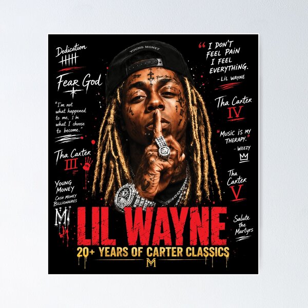 Item preview, Lil Wayne 20 Years of Carter Classics Tour 2026 designed and sold by ariannagarci.