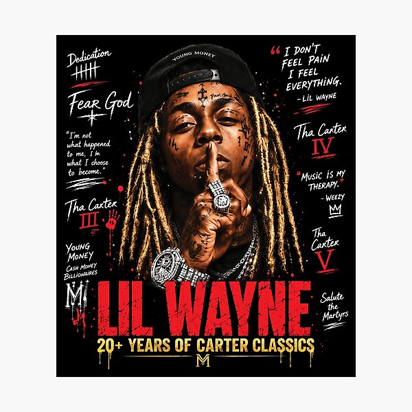 Item preview, Lil Wayne 20 Years of Carter Classics Tour 2026 designed and sold by ariannagarci.