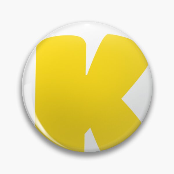 Item preview, Halloween Yellow Letter K Initial designed and sold by remoteart.