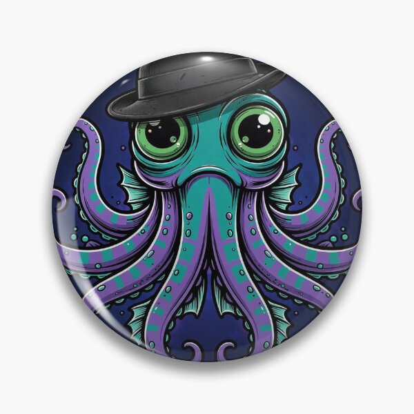 Item preview, Octopus Alien Fedora Art designed and sold by Gangster-Design.