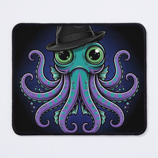 Item preview, Octopus Alien Fedora Art designed and sold by Gangster-Design.