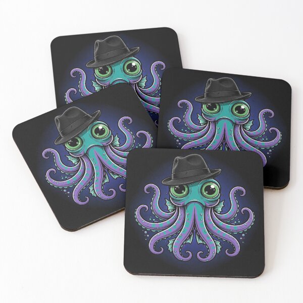 Item preview, Octopus Alien Fedora Art designed and sold by Gangster-Design.