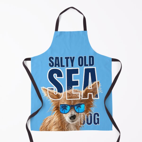 Item preview, Salty Old Sea Dog Funny Cool Dog Sunglasses Art designed and sold by DreamBig-Shop.