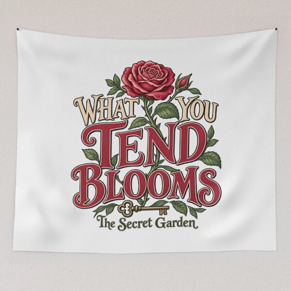 Item preview, The Secret Garden – What You Tend Blooms designed and sold by Fenay Designs.
