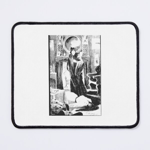 Item preview, Vintage Ghostly Tales Haunted Gothic Woodcut Plate 6 designed and sold by Antique Science Press.