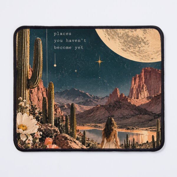 Item preview, There Are Places You Haven’t Become Yet Desert Moon Art designed and sold by MetaModel Editions.