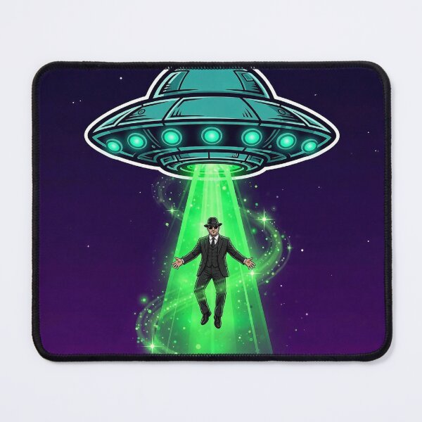Item preview, UFO Beam Wise Guy Abduction Art designed and sold by Gangster-Design.