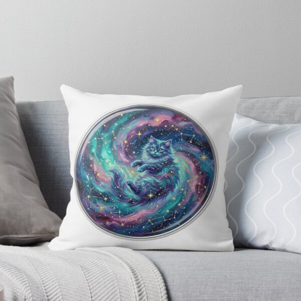 Item preview, Dynamic Galaxy Vortex Cat Acrylic Painting designed and sold by 0Zetgest.
