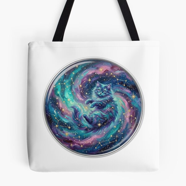 Item preview, Dynamic Galaxy Vortex Cat Acrylic Painting designed and sold by 0Zetgest.