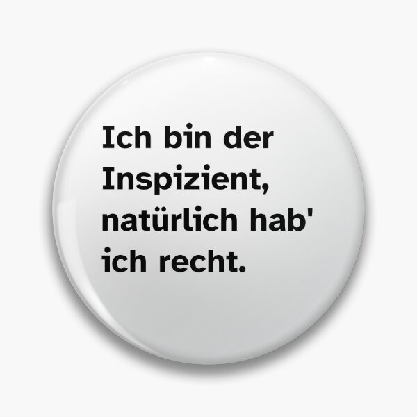Item preview, Inspizient hat recht designed and sold by ClassyCrap.