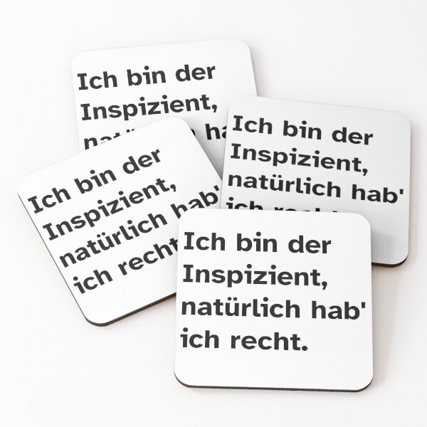 Item preview, Inspizient hat recht designed and sold by ClassyCrap.