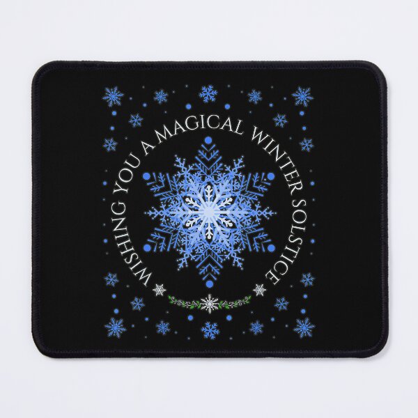 Item preview, Magical Winter Solstice Blue Snowflake designed and sold by NoeValdric.