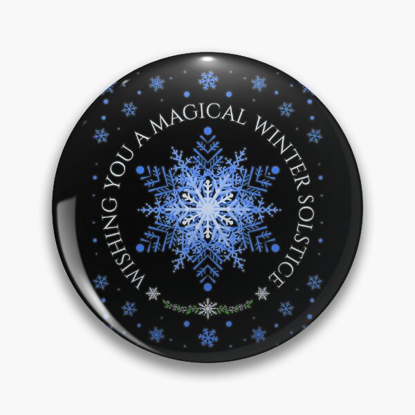 Item preview, Magical Winter Solstice Blue Snowflake designed and sold by NoeValdric.