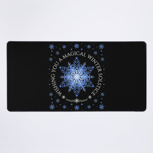 Item preview, Magical Winter Solstice Blue Snowflake designed and sold by NoeValdric.