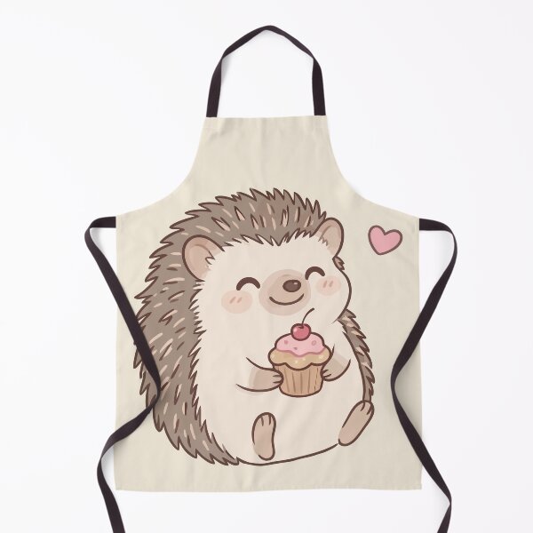 Item preview, Cute Hedgehog holding Cupcake designed and sold by Amir Faysal.