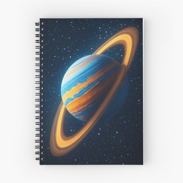 Item preview, Blue Orange Ringed Planet #2 designed and sold by Jadelight's AI Slop.