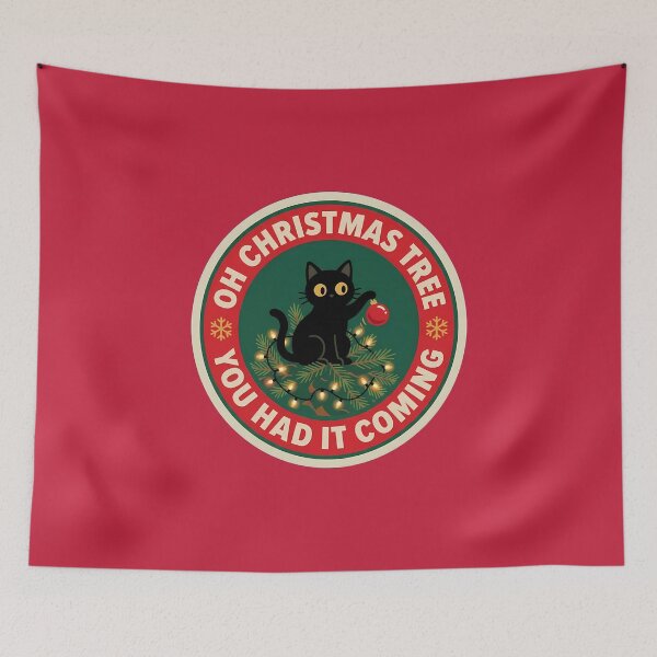 Item preview, Oh Christmas Tree You Had It Coming Badge designed and sold by DripCultureLab.