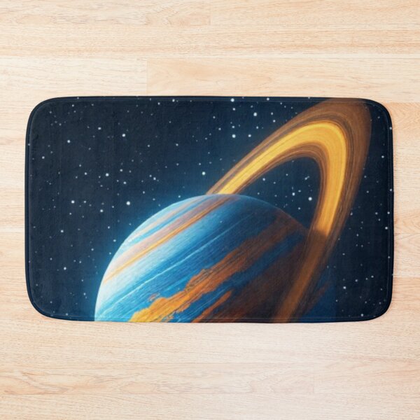 Item preview, Blue Orange Ringed Planet #2 designed and sold by Jadelight's AI Slop.