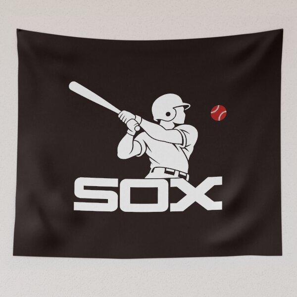 Item preview, Sox Baseball Batter Outline Graphic With Red Ball designed and sold by YAWO-PAE.