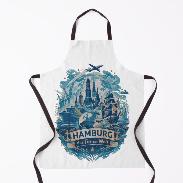 Item preview, Hamburg Silhouette – Gateway to the World Skyline Design designed and sold by Pineapple-Tree.