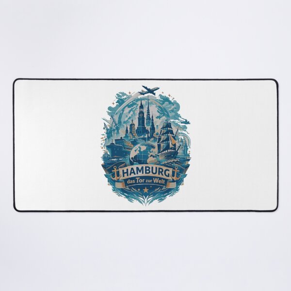 Item preview, Hamburg Silhouette – Gateway to the World Skyline Design designed and sold by Pineapple-Tree.