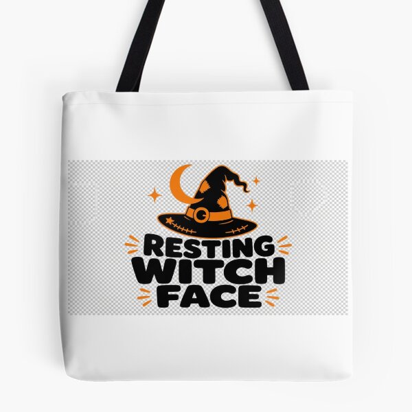 Item preview, Resting Witch Face Cute Hat Moon Halloween Tee designed and sold by GSideArtStore.