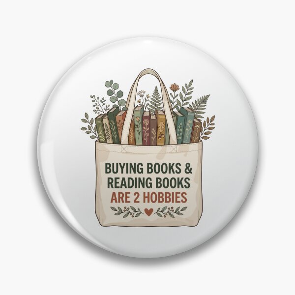 Item preview, Buying Books And Reading Books Are 2 Hobbies designed and sold by RareLavender.