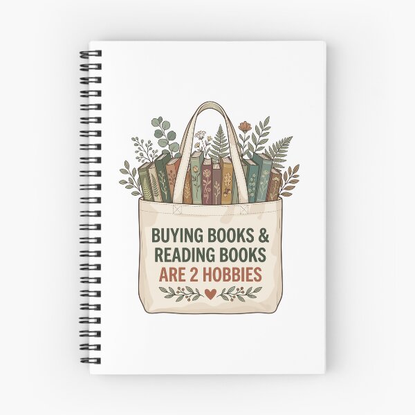 Item preview, Buying Books And Reading Books Are 2 Hobbies designed and sold by RareLavender.