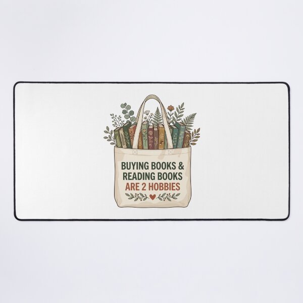Item preview, Buying Books And Reading Books Are 2 Hobbies designed and sold by RareLavender.