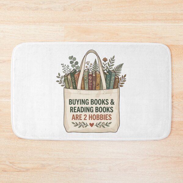 Item preview, Buying Books And Reading Books Are 2 Hobbies designed and sold by RareLavender.