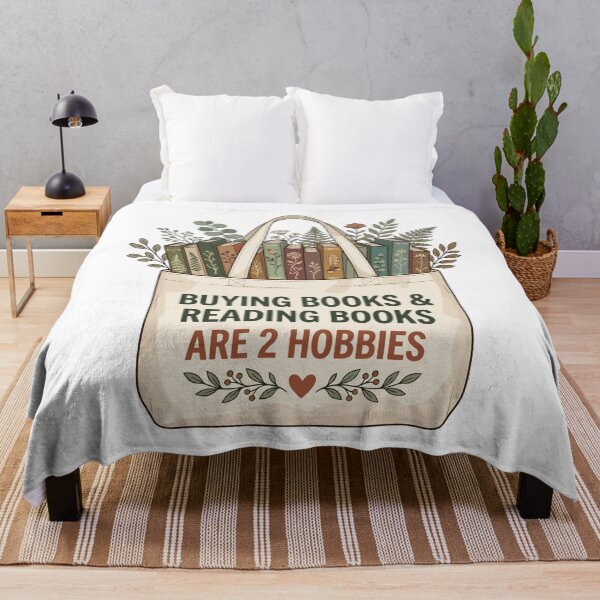 Item preview, Buying Books And Reading Books Are 2 Hobbies designed and sold by RareLavender.