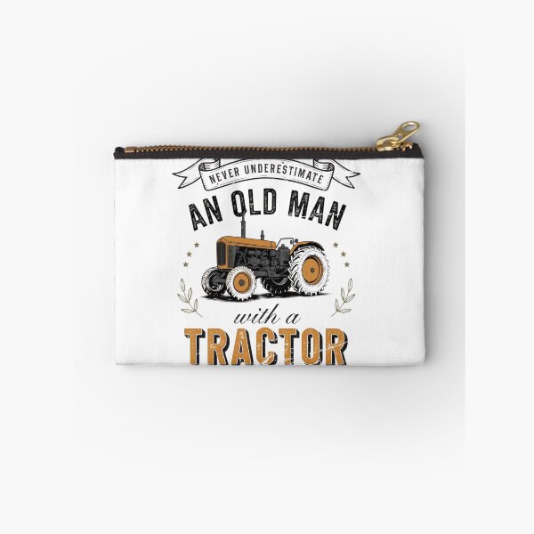 Item preview, never underestimate an old man tractor with a tractor vintage farm humor designed and sold by DariaOltes.