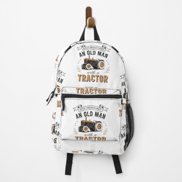 Item preview, never underestimate an old man tractor with a tractor vintage farm humor designed and sold by DariaOltes.