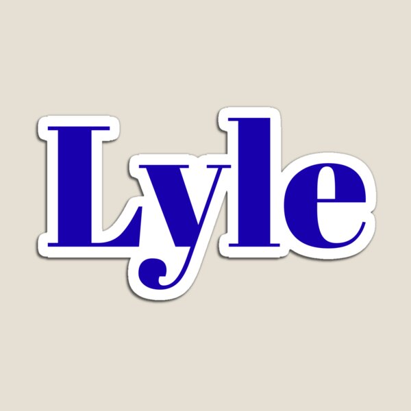 Item preview, Lyle Name, Blue designed and sold by RedParker.