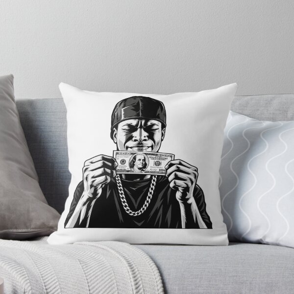 Item preview, Black and White Money Hustle Illustration  designed and sold by CecilRowell.