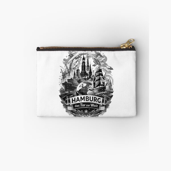 Item preview, Hamburg Skyline Silhouette – Gateway to the World Design designed and sold by Pineapple-Tree.