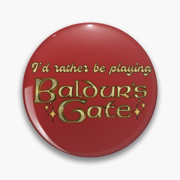Item preview, I’d rather be playing Baldur’s Gate designed and sold by Odd-Little-Art.