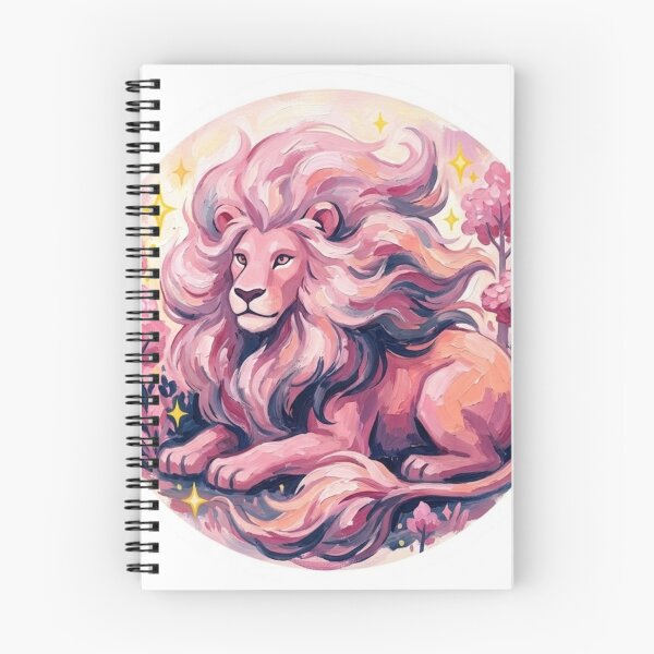 Item preview, Pink Lion Magical Dimension Painterly Button Art designed and sold by 0Zetgest.