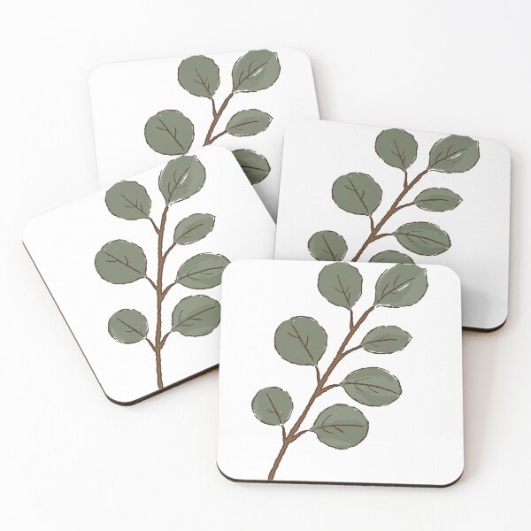 Item preview, Eucalyptus Branch Sage Green Winter Botanicals designed and sold by sdcreations210.
