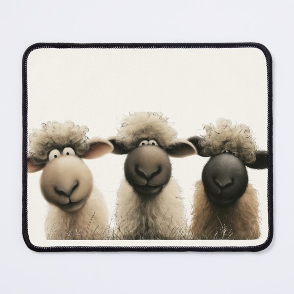 Item preview, Gorgeous Sheep ' The 3 Ewes ’ BY SHiRLeY MacARTHuR designed and sold by Shirley MacArthur Art.