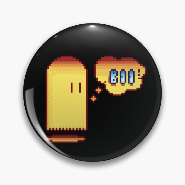 Item preview, Pixel Art Cute Yellow Ghost  designed and sold by RetroRlx.