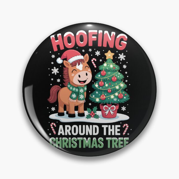 Item preview, HOOFING AROUND THE CHRISTMAS TREE designed and sold by jkrphoto.